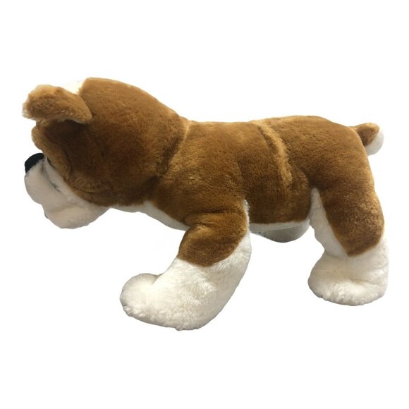 Build A Bear English Boxer Brown White Bulldog 15" Barks Plush Puppy Dog Stuffed - Picture 2 of 6